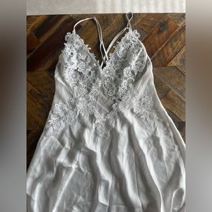 Bridal White Lace lingerie pj slip
